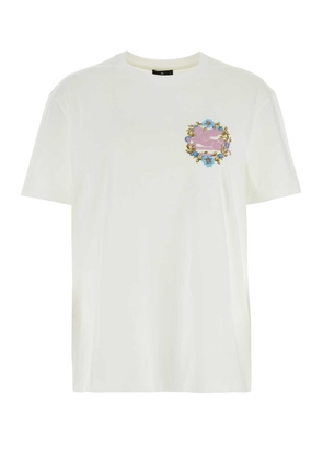 Etro White Cotton Oversize T-Shirt