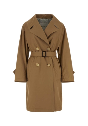 Max Mara The Cube Biscuit Twill Vtrench Trench