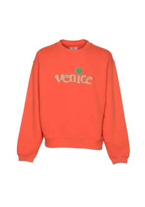 Erl Venice Logo Ribbed Sweatshirt