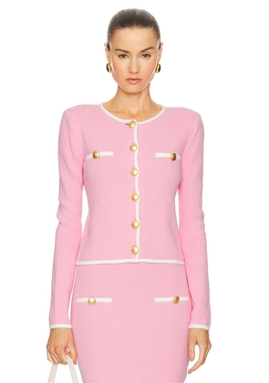 L'Academie by Marianna Millie Jacket in Pink. Size M, S, XL, XS, XXS.