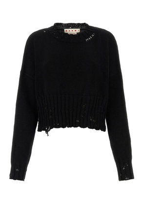 Marni Black Cotton Sweater