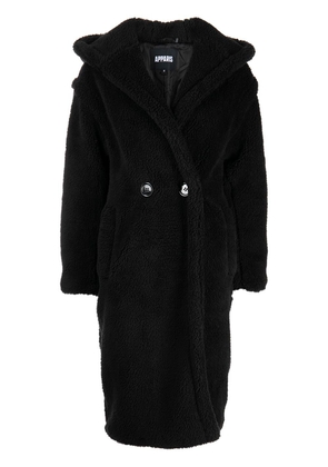 Apparis Mia hooded coat - Black
