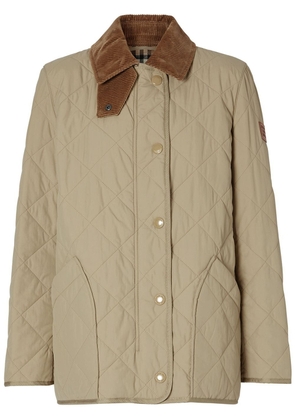 Burberry diamond quilted barn jacket - Neutrals
