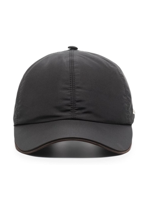 Zegna logo-appliqué baseball cap - Black
