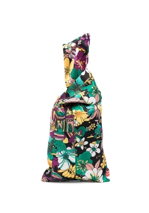 La DoubleJ Knot floral-print bag - Green