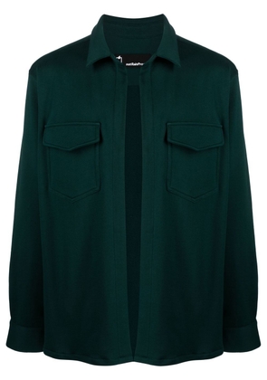 STYLAND x notRainProof cotton shirt jacket - Green