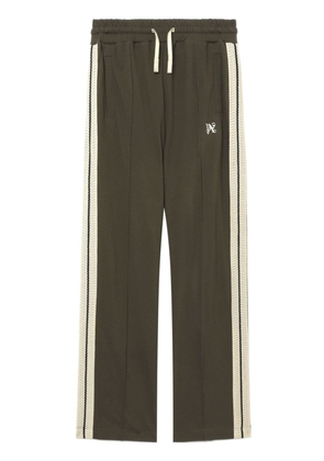 Palm Angels monogram-embroidered track pants - Brown