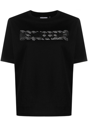 Dsquared2 logo-print cotton T-shirt - Black