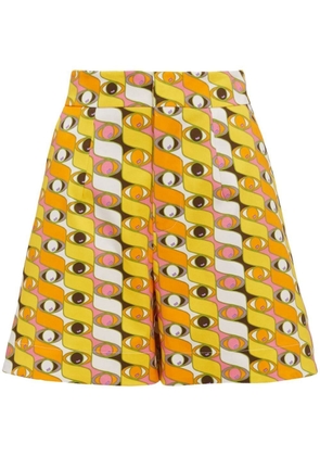 La DoubleJ Good Butt geometric print shorts - Multicolour