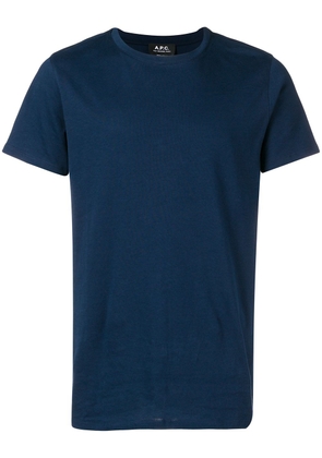 A.P.C. round neck T-shirt - Blue