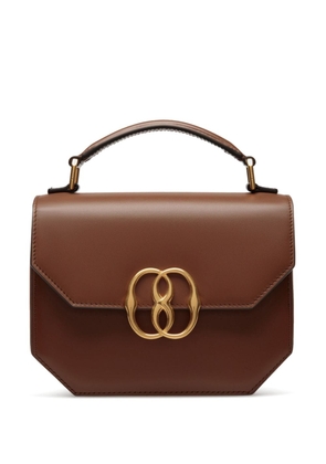Bally Emblem Folio leather mini bag - Brown