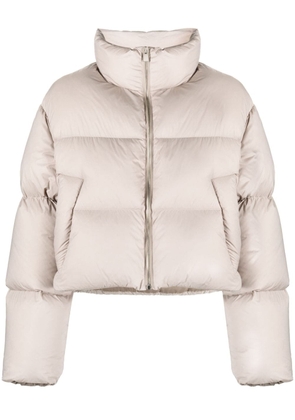 There Was One cropped puffer jacket - Neutrals