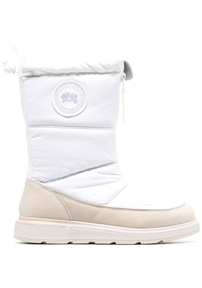 Canada Goose Cypress fold-down puffer boots - White