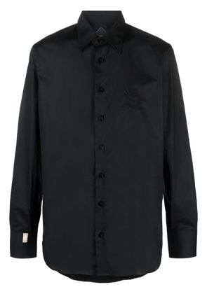 Billionaire logo-embroidered shirt - Black