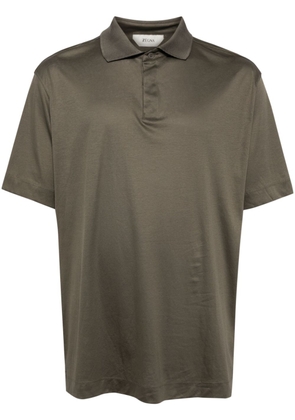 Zegna short-sleeved cotton polo shirt - Green