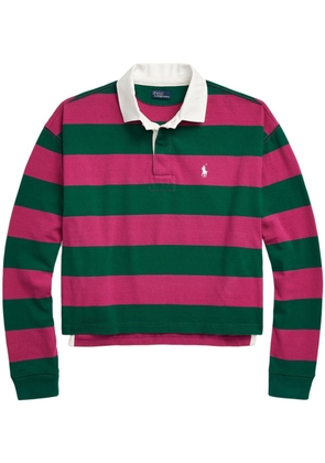 Polo Ralph Lauren striped cotton polo top - Pink