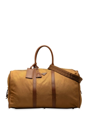 Prada Pre-Owned 2010-2023 Tessuto travel bag - Brown
