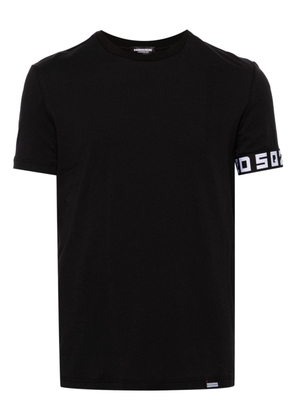 Dsquared2 logo-patch crew-neck T-shirt - Black