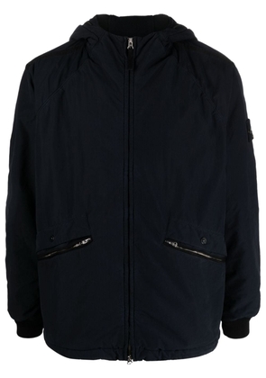 Stone Island Compass-motif hooded jacket - Blue