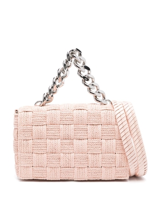 Casadei Florence interwoven-design tote bag - Pink