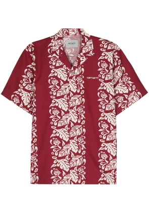 Carhartt WIP floral-print short-sleeve shirt - Red