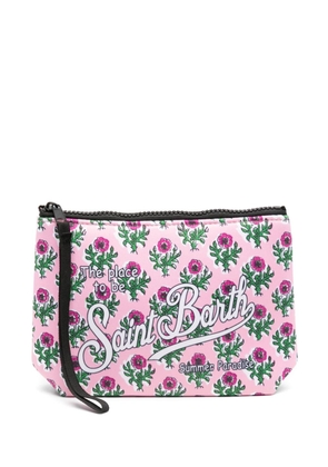 MC2 Saint Barth Aline floral-print wash bag - Pink