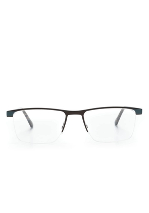 Etnia Barcelona Munster rectangle-frame glasses - Brown