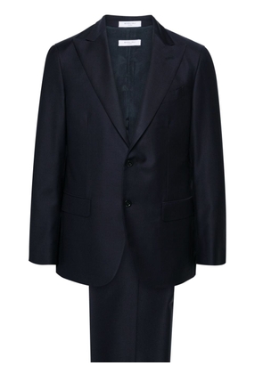 Boglioli B-Line wool-satin three-piece suit - Blue