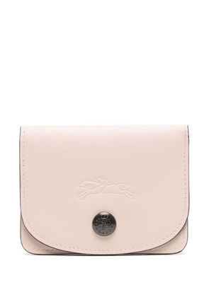 Longchamp Le Pliage Xtra leather card holder - Pink