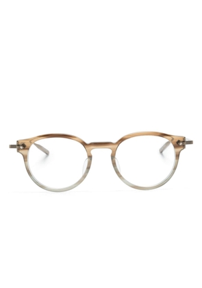 Barton Perreira Eugene round-frame glasses - Brown