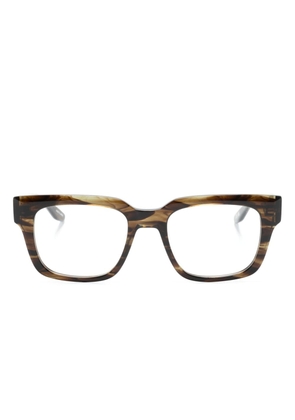 Barton Perreira Zander rectangle-frame glasses - Brown