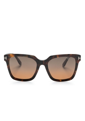 TOM FORD Eyewear Selby square-frame sunglasses - Brown
