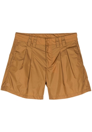 Save The Duck Noy pleat-detail shorts - Brown