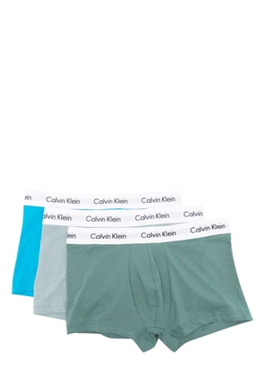 Calvin Klein logo-waist boxers (set of three) - Blue