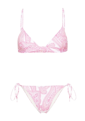 MC2 Saint Barth Rylie paisley-print bikini - Pink