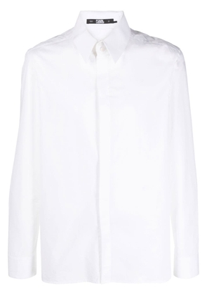 Karl Lagerfeld button-up poplin shirt - White