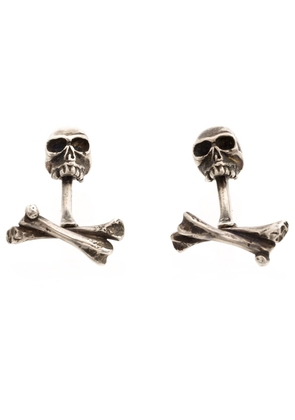 WERKSTATT:MÜNCHEN skull sterling-silver cufflinks