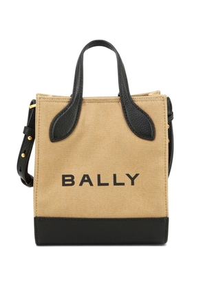 Bally Bar logo-print tote bag - Neutrals