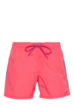 Sundek stripe-detail swim shorts - Pink