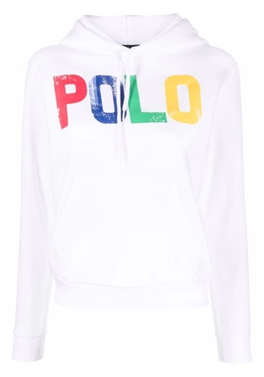 Polo Ralph Lauren logo-print hoodie - White