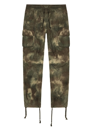 John Elliott camouflage tie-dye cargo pants - Green