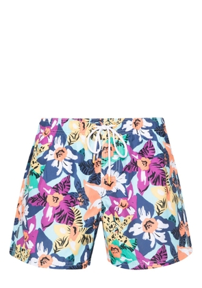 Sundek floral-print swim shorts - Blue