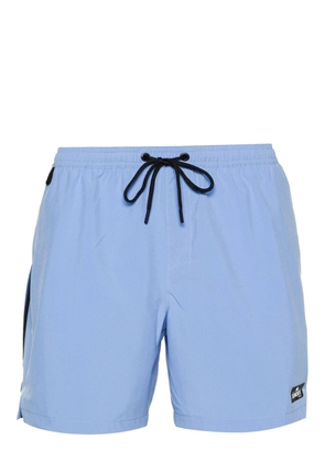 Sundek stripe-detail swim shorts - Blue