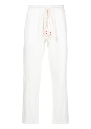 MC2 Saint Barth straight-leg linen trousers - White