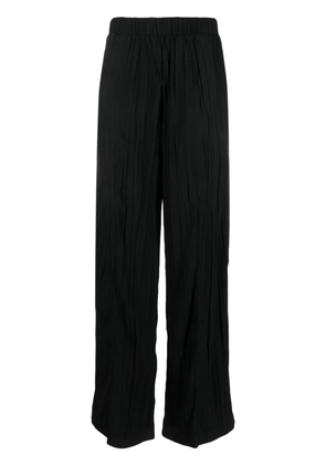 Calvin Klein straight-leg plissé trousers - Black