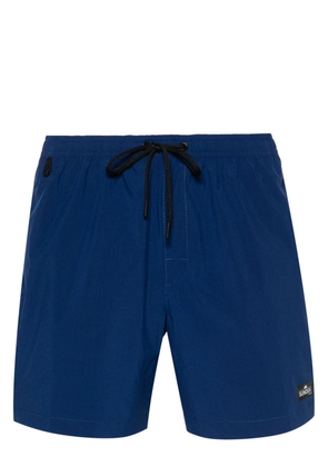 Sundek stripe-detail swim shorts - Blue