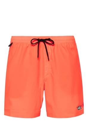 Sundek rainbow-patch swim shorts - Orange