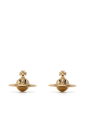 Vivienne Westwood solida Orb stud earrings - Gold