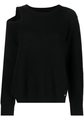 PINKO cut-out long-sleeve jumper - Black