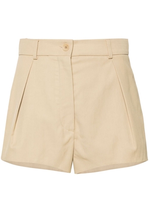 Sportmax Canditi tailored mini shorts - Neutrals